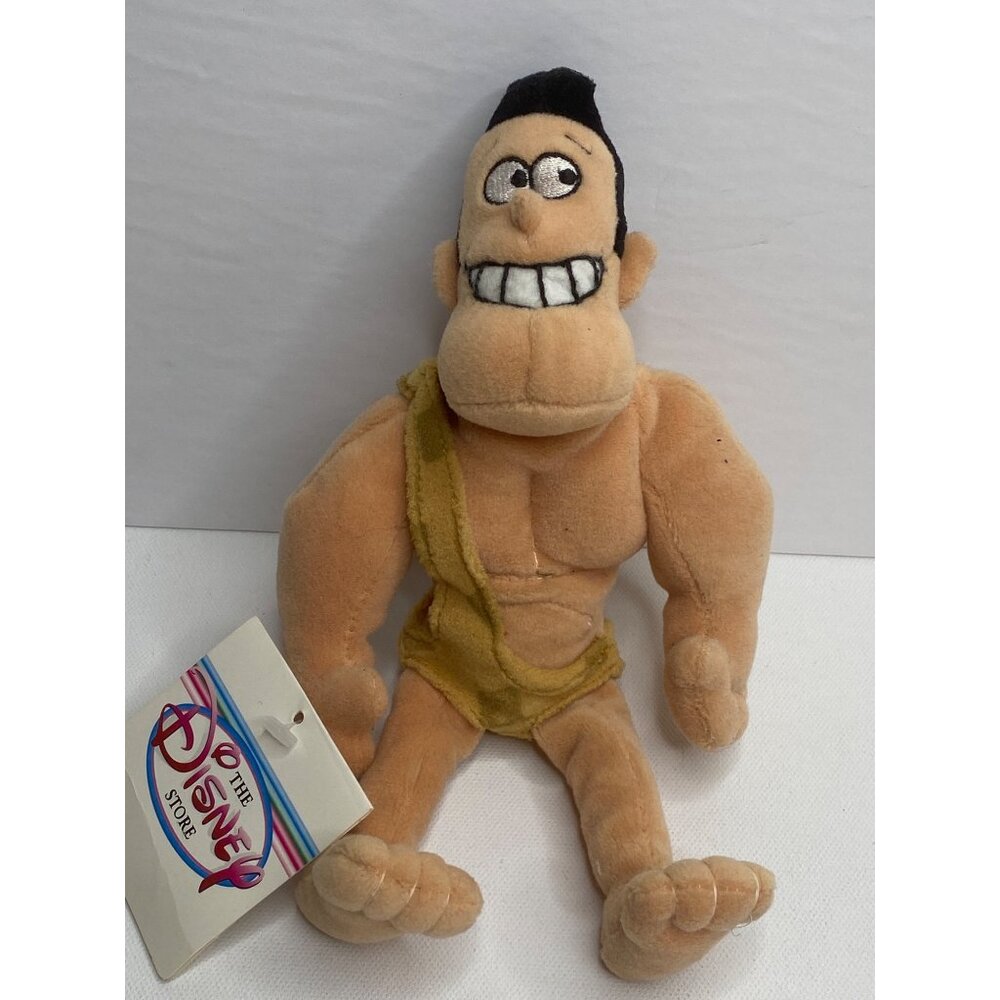 Disney Store Mini Bean Bag George Of The Jungle Plush 8" With Tag